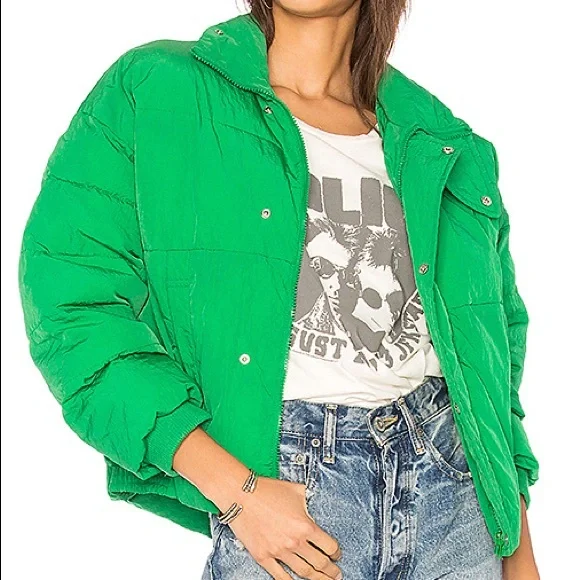 Free People Green Jacket - Picture 2 of 6